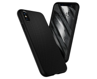 Etui Liquid Air Matte do iPhone X czarne - 386760 - zdjęcie 4